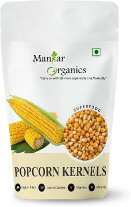ManHar Organics Popcorn Kernels 500gm | Makka |Classic Butterfly Corn Kernels| Popcorn Kernels Popcorn