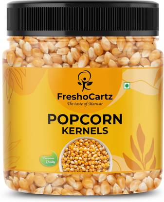FreshoCartz Popcorn kernels | Makka | Makki | Unppoped Popcorn | Makai | Popcorn seeds | Salty Popcorn