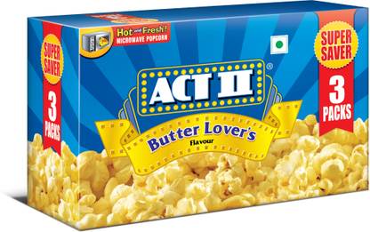 ACT II Microwave Popcorn- Butter Lover's Flavour Butter Lover's Popcorn