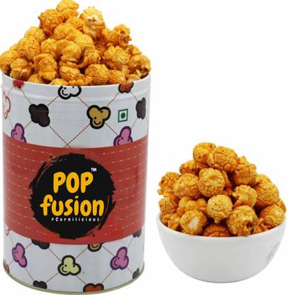 Popcorn Fusion Cheddar Cheese Popcorn 150g (Air Popped Mushroom Popcorn) Cheese Popcorn