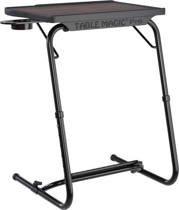TABLE MAGIC Pro Executive Classic Walnut Metal Portable Laptop Table
