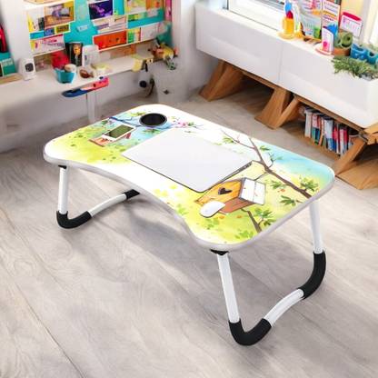 lectose Study Table for Students, Portable & Lightweight Mini Table, Laptop Stands Wood Portable Laptop Table