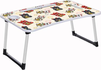 GIRGIT AdjustableTableMateLaptop,KidStudyTableUtilityTableMultiPurpose Wood Portable Laptop Table
