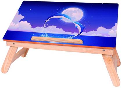 Dragon Printed Wooden Table/Kids Table/Laptop Table/Laptop Bed Table/Study Table/Bed Table/Multipurpose Table Multicolor Changing Table