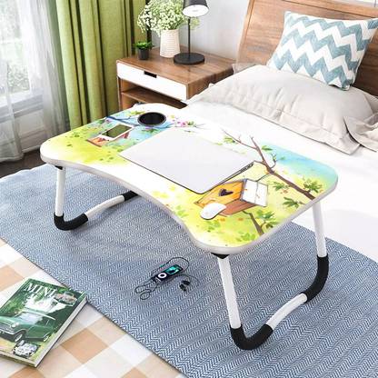 Prachi Study Table for Students, Portable & Lightweight Mini Table, Laptop Stands Wood Portable Laptop Table