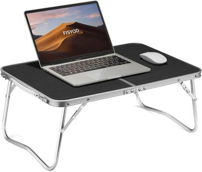 Sasimo Foldable Laptop and Bed Table with Storage,Portable Mini Lap Desk for Legs Study Metal Portable Laptop Table