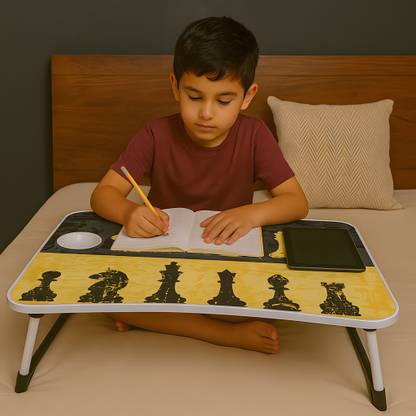 kitchoff Foldable multipurpose Laptop Table Wood Portable Laptop Table
