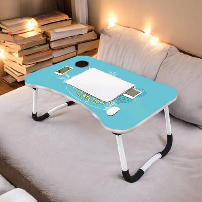 sarun sales Study Table for Students Study Foldable Table Portable & Lightweight Wood Portable Laptop Table