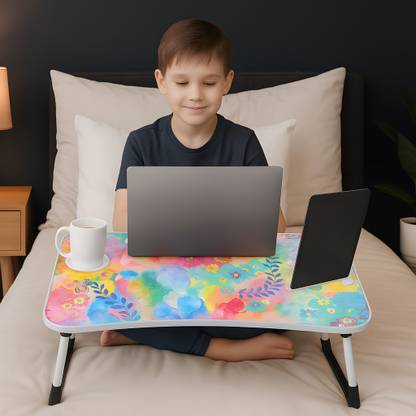 FurniGully Wood Portable Laptop Table