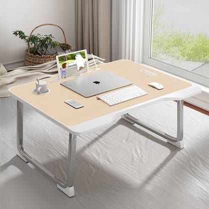 StarAndDaisy 'Bed Buddy' Laptop Desk, Portable Foldable Laptop Bed Tray Table with Drawer Wood Portable Laptop Table