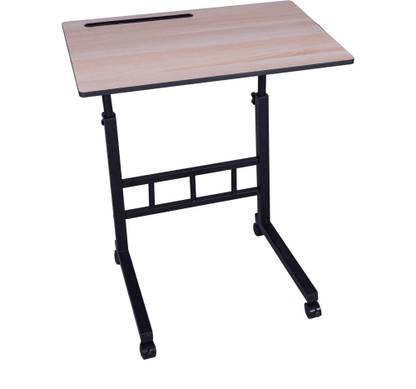 Xure Strip Brown Adjustable & Movable Table Wood Portable Laptop Table