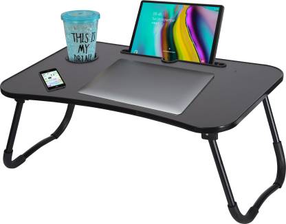 Flipkart Perfect Homes Studio WA-26-Full Black Wood Portable Laptop Table