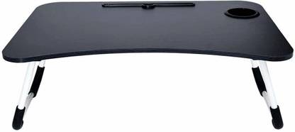 The Haridham Enterprise Multi-Purpose Laptop Desk for Study and Reading with Fold able Non-Slip Legs Wood Portable Laptop Table