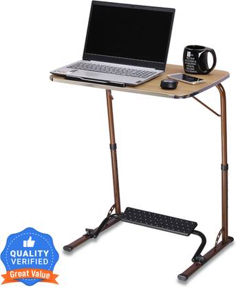 wow craft Multipurpose Laptop table with Adjustable Height & Angles | Space Saving Wood Portable Laptop Table