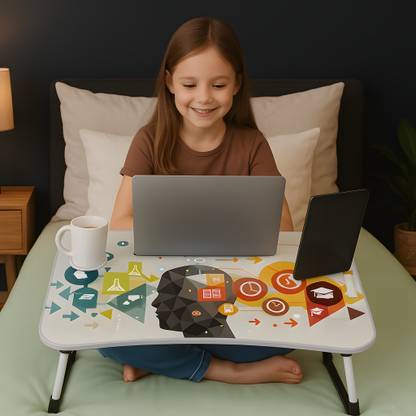 OANGO multipurpose Laptop Table Wood Portable Laptop Table