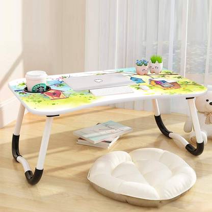 sarun sales Study Table for Students, Portable & Lightweight Mini Table, Laptop Stands Wood Portable Laptop Table