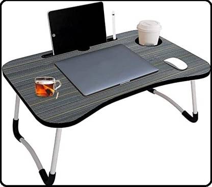BRESIYAR Study,Table,Bed Table Foldable & Portable Wooden,Writing Desk for Office Home-03 Wood Portable Laptop Table