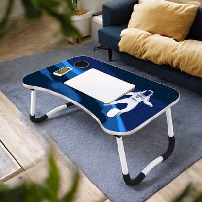 Zooper Portable Laptop Study Table, Foldable Students Stand For Office Computer Desk Wood Portable Laptop Table