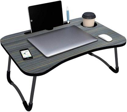 NAVRANGI Foldable multipurpose Table Wood Portable Laptop Table