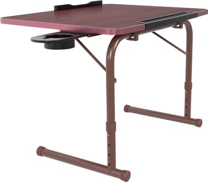 TABLE MAGIC Ikon Mahogany Laptop Table Engineered Wood Computer Desk