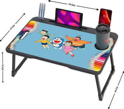 Wolverine Foldable multipurpose Table Wood Portable Laptop Table