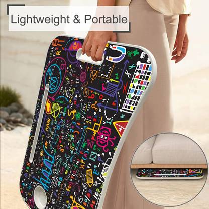 Universazone Study Table for Students Foldable, Portable & Lightweight Mini Table For Reading Wood Portable Laptop Table