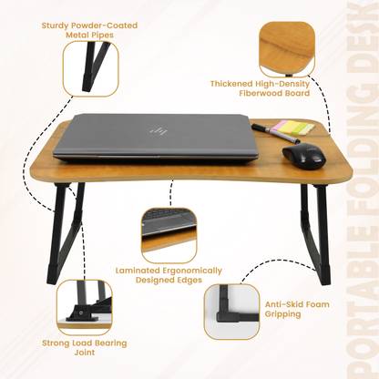 VRTREND Wood Portable Laptop Table