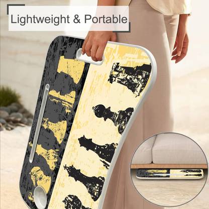 FurniGully Foldable Bed Study Table Multifunction Lapdesk for Children Table Wood Portable Laptop Table