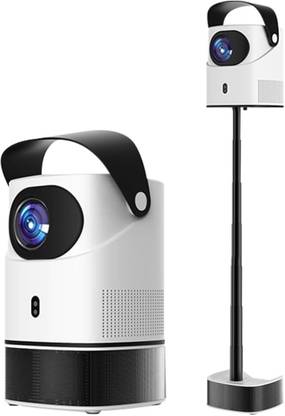 dkian TS2 Android Projector inbuild Stand Handheld Bracket WiFi BT Native 1080p 4K 6000 lm LED Corded Mobiles Portable Projector
