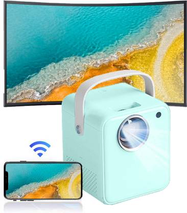 Kidoca Android Mobile Portable Mini Small Smart Projector for Home Cinema HD 4K WiFi 4000 lm LED Corded Mobiles Portable Projector