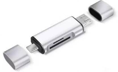 TECHGEAR Card Reader, 3-in-1 USB 3.0, USB C, Micro USB Card Reader SD, Micro SD 0 lm LED Cordless Portable Projector