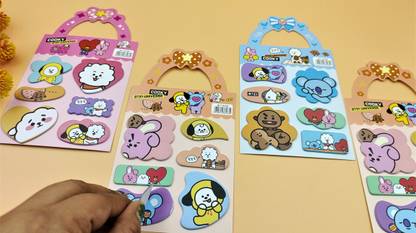 Paper Bear POST iT 18 Sheets Post it, 15 Colors