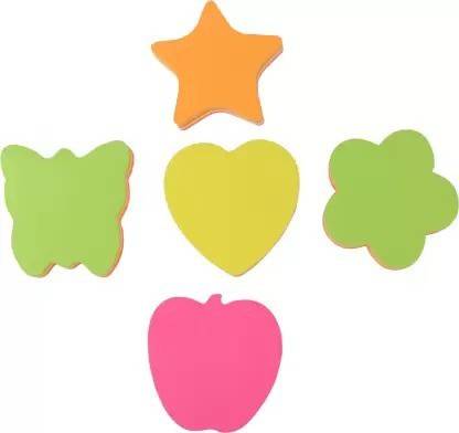 Gekia 100 STICKY NOTES 100 Sheets STICKY NOTES, 5 Colors