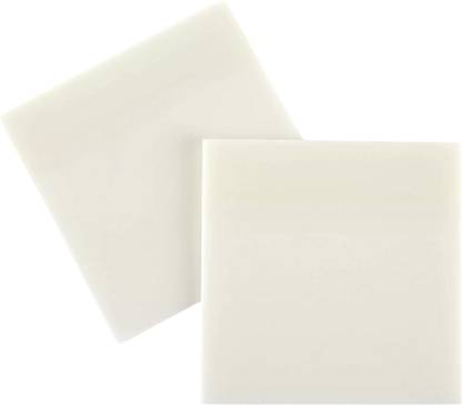 R H lifestyle Translucent Waterproof Sticky Notes Aesthetic Clear Self-Sticky 50 Sheets regular, 1 Colors