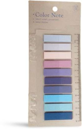 Digi Online Colorful 200 Sheets Sticky Tabs Index Tabs Sticky Notes for Indexing (Purple) 200 Sheets Regular, 10 Colors