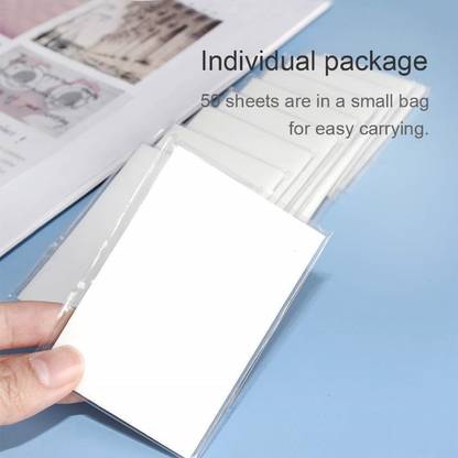 Peeplvalue Sticky Notes 100 Sheets Plastic sticky notes, 1 Colors