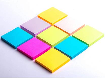 Peeplvalue Magic Sticker 100 Sheets Regular, 5 Colors