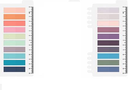 FRKB 2 Pack Sticky Index Tabs, 400 Pcs Sticky Note Tabs 400 Sheets Regular, 10 Colors