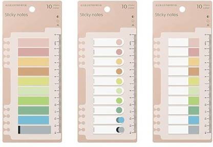 KRAFTMASTERS Sticky Index Tabs 600 Sheets 200pcs sticky tabs, 600 Colors