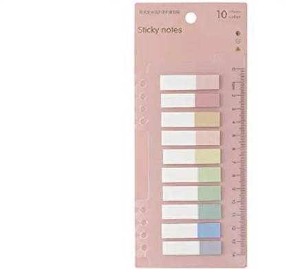 Levin Morandi Sticky Tabs,Sticky Tabs,Book Tabs,Index Tabs, Page Tabs, Page Markers 200 Sheets Transparent Morandi Sticky note, 10 Colors
