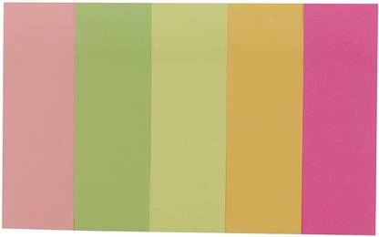 Peeplvalue Magic Sticker 400 Sheets Regular, 5 Colors