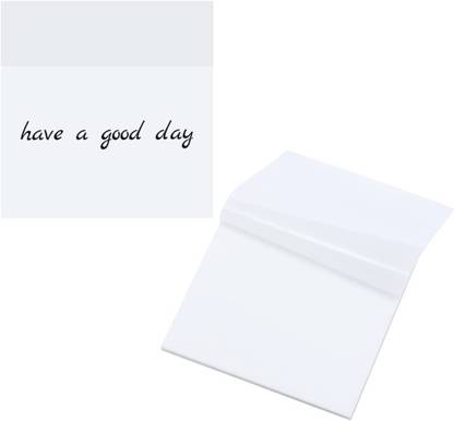 rashi 100 Sheets Transparent Sticky Notes, Waterproof Clear Sticky Note 100 Sheets Ragular, 1 Colors