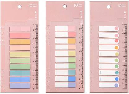 HASTHIP Vibrant colors 600 Sheets Regular, 10 Colors