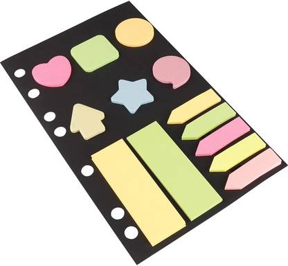 FRKB A5 File Sticky Notes 150 Sticky Notes & 175 Page Markers 20 x 12 cms 325 Sheets Binder Style, 5 Colors