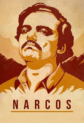 Poster Narcos sl-17879 (Large Poster, 36x24 Inches, Banner Media) Fine Art Print