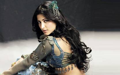 Shruti Hassan poster Multicolor Photo Paper Print Poster Photographic Paper