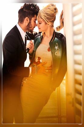 Model Lovers Zayn Malik Gigi Hadid Matte Finish Poster Paper Print