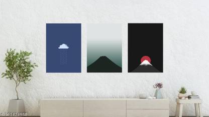 Set of 3 Aesthetic Wallpaper Printed on 180 Gsm Paper Photographic Paper