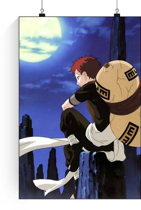 Gaara Poster | Naruto Sand Ninja Gaara Poster | Gaara Naruto Anime Posters | Gaara Wall Poster Paper Print