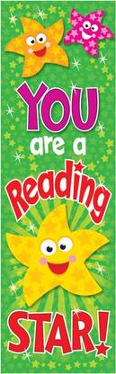 5 Pcs You are a Reading Star Bookmarks Paper Print